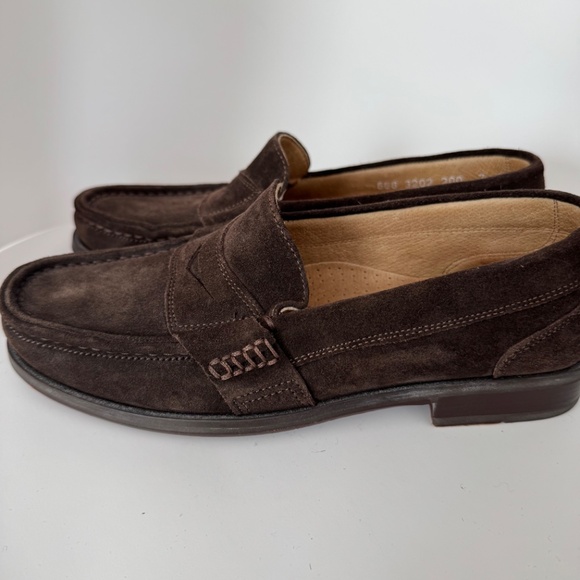 brown suede loafers - Picture 7 of 9